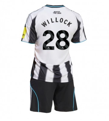 Newcastle United Joe Willock #28 Hjemmebanesæt Børn 2025-26 Kort ærmer (+ korte bukser)
